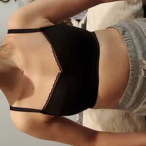 AERIE BLACK BRA